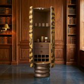 Zebra Pu Finish Veneer Bar
