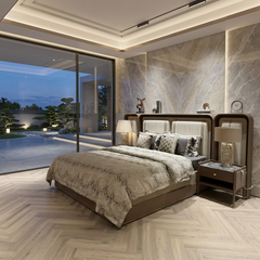 Coffee Brown Designer Luxury Bed