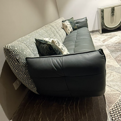 Pure Leather Lounger Sofa