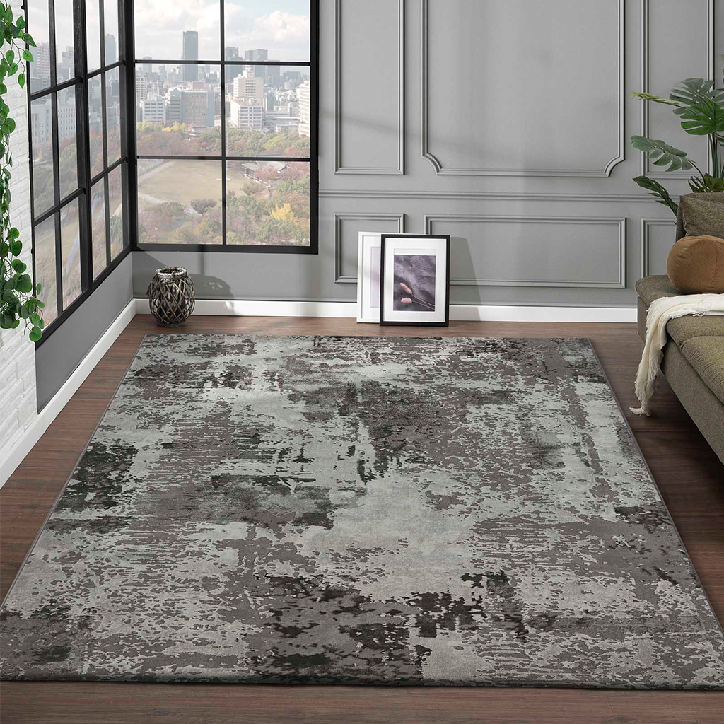 Craft Abstract Carpet Light Grey / Dark Grey