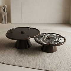 Pu Finish Dark Brown Intense Centre Table