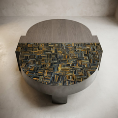 Pu Finish Veneer Intense Centre Table