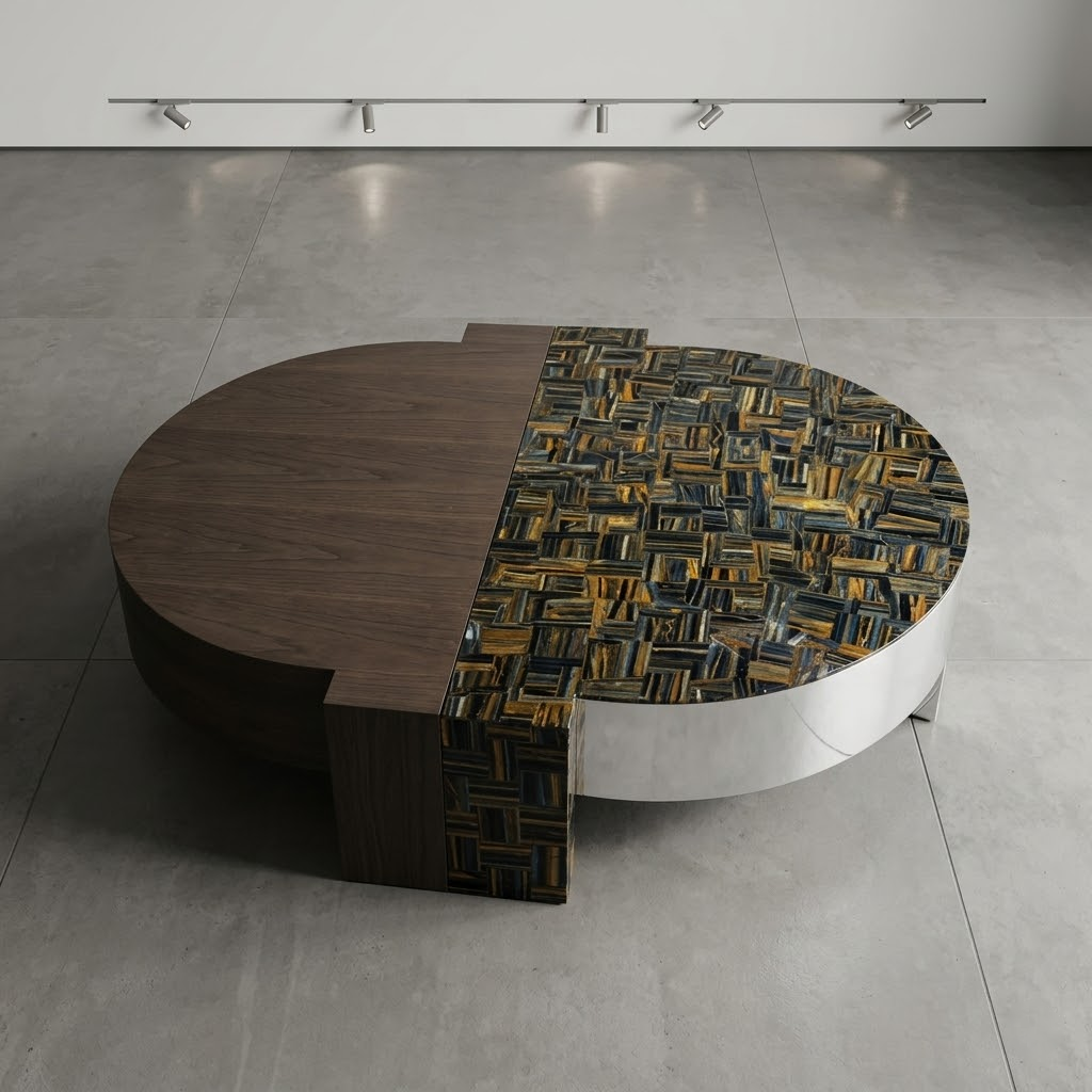 Pu Finish Veneer Intense Centre Table