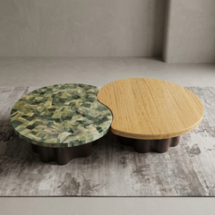 Pu Finish Marble Veneer Intense Centre Table