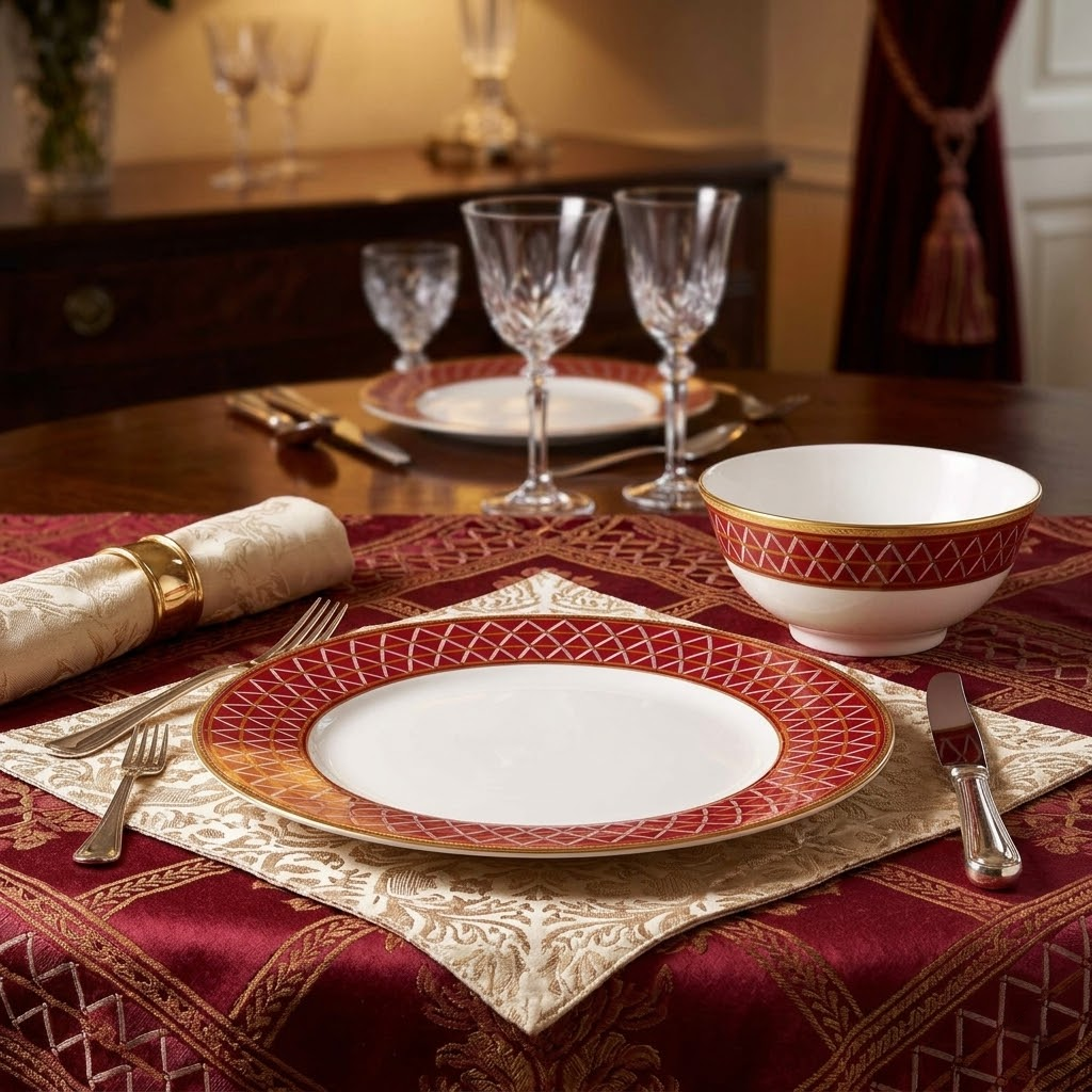 Crochet 21pc Dinner Set