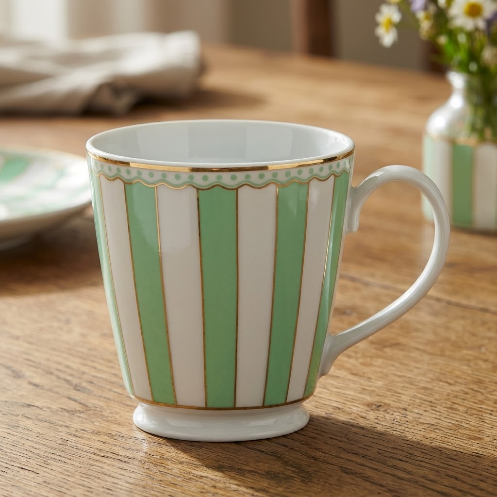 Carnivale Apple Green Mug with Gift Box