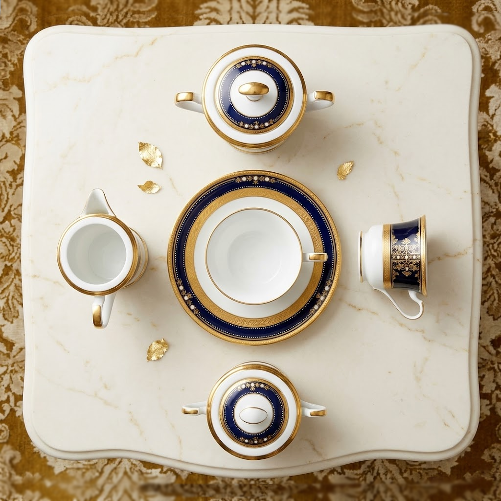 Evening Majesty 17pc Tea Set